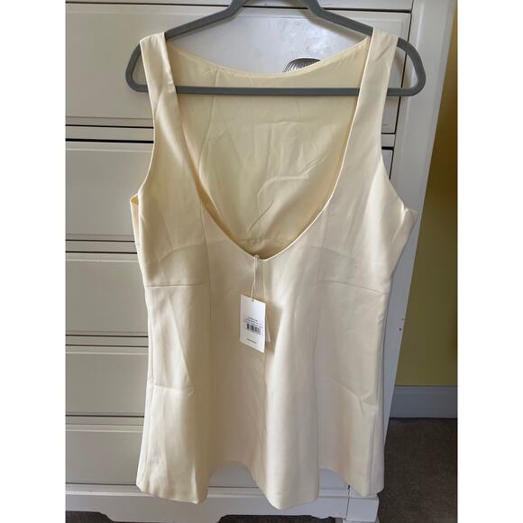 Peppermayo Lulita Buttercream Yellow Mini Dress Women's Size 12 NEW NWT Party - Picture 4 of 9